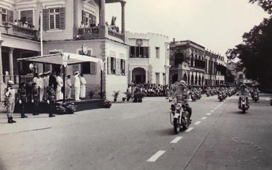 Macau Palacio do Governo e Travessa do Paiva anos 50.foto do Pantera